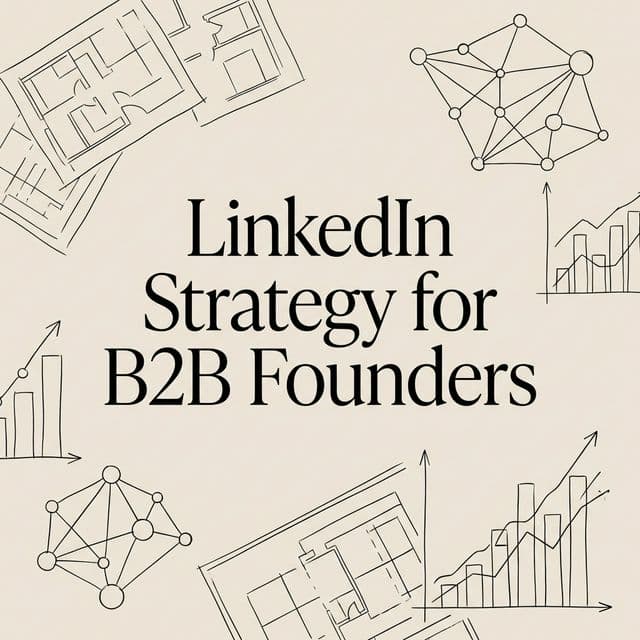 LinkedIn Content Strategy for B2B Founders: The Authority-First Framework