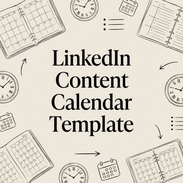 LinkedIn Content Calendar Template (Free + Examples)