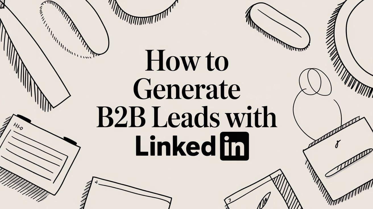Featured image for How to Generate B2B Leads with LinkedIn