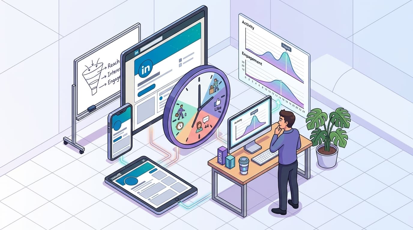Finding the Best Time to Post on LinkedIn for Maximum Engagement